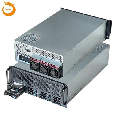 China With Hot X12 X11DPG-Q4 Supermirco X10DRG-Q Support ZhenLoong 5 GPU Server Rack Fan Case 4U 12 Slot PCI 8 Bay Hard Disk Drive Swap Chassis for sale