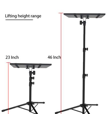 China Laptop Projector Tripod Stand DJ Equipment Stand Mount Adjustable Height (height) Adjustable Floor Tripod Mount Stand 45-115CM for sale