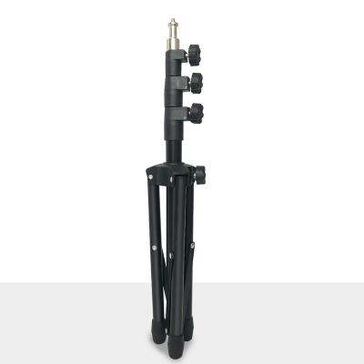 China High Quality Adjustable Digital Camera Height Metal Camera Stand With Ring Light Tripod For iPhone 1.4M for sale