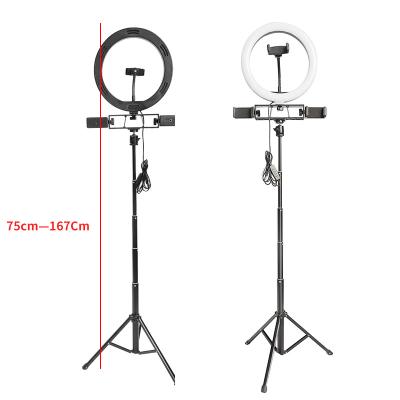 China 10 Inch Beatuty Selfie Photography Photo Ringlight LED Lamp Fill Light Video Camera Makeup Ring Light with Tripod Stand B-1103 for sale