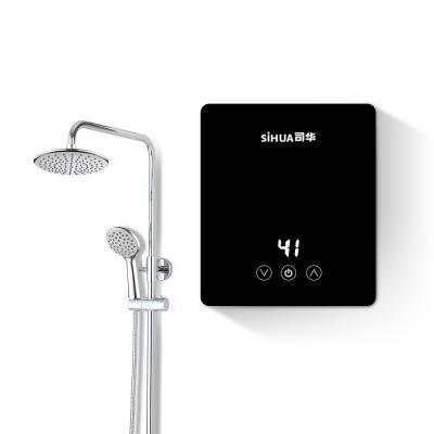 China SiHUA Touch Control Instant Tankless Shower 3.5KW Portable Small Water Heater Electric Tankless Water Heater For Bathroom for sale