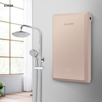 China Instant Good Price Tankless Heater Stainless Steel SiHUA 8.5kw Water Heater Electric Shower Water Heater For Shower for sale