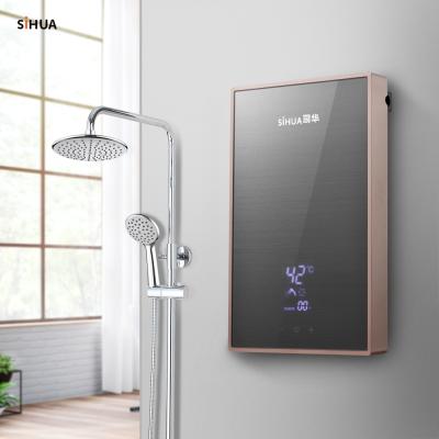 China SiHUA 3S Instant Touch Control Electric Tankless Water Heater LED Tankless Water Heater for sale