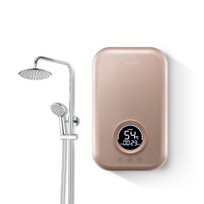 China Wall Mounted Tankless Instant Electrico Electrico de water calentador de agua Electric Radiator Water Heater Shower Head Water Heater for sale