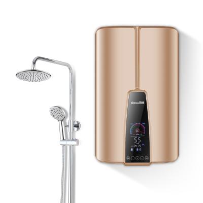 China SiHUA 22L 220V Two Heating Systems Bathroom Electric Storage Instant Tankless Water Heater Wall Mounted Water Heater For Shower for sale