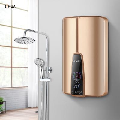 China SiHUA OEM New Arrival 22L 220V Shower Bathroom Electric Storage Instant Tankless Water Heater for sale