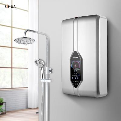 China SiHUA 220V 25L Instantaneous Tankless Tankless Electric Water Heater Advanced Technology Dual Mode Tankless Water Heater for sale