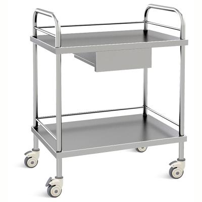 China Multifunctional Metal Hospital Stainless Steel Medical Treatment Trolley (MS-T10S) for sale