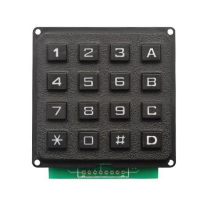 China Industrial Remote Controller 4x4 16 Keys USB Custom ATM Keypad Vandal Proof Plastic Numeric Keypad for sale