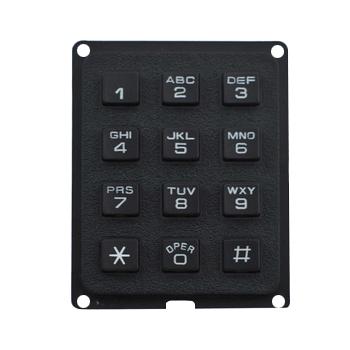 China Electronic Push Button Keypad Cabinet Lock Keypad/Custom Plastic Matrix Keypad/Number Control Keypad for sale