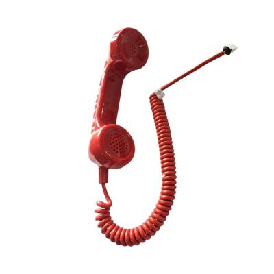 China Telecommunication Equipment Emergency Telephone Handset VoIP Red Industrial Telephone Handset for sale