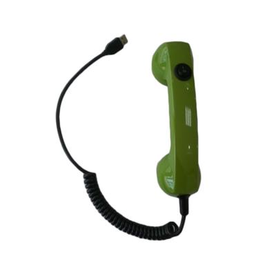 China PC/ABS/Carbon-loaded ABS Payphone Telephone Booth Fixed Anti-Radiation Soft Handheld Mobile Phone Retro Handset For Phones for sale