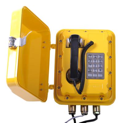 China Rugged Wall Mounting Basic SOS Function Telephone Set For Oil Exploration Industrial Telephone for sale