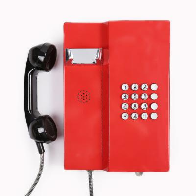 China Pay Phone Bank Phone VOIP Phone Rolled Steel Waterproof Public Phone For Phone Booth Emergency Telephone for sale