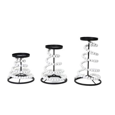 China Luxury home decoration candle jars holder metal than other living room furniture candle holders set of 3 for sale