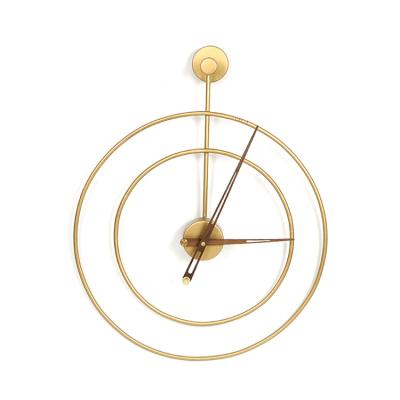 China New Design Minimalist Modern Luxury Gold Home Decor Custom Wholesale Wall Clock For Sale for sale