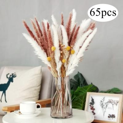 China Decorate Factory Price Amazon Hot Sale Dried Flower Pampas Grass Handmade Bouquet For Wedding Home Decoration for sale