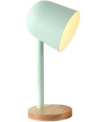 China Nordic modern simple contemporary macaron table lamp bedroom reading lamp bedside night light led desk light for sale