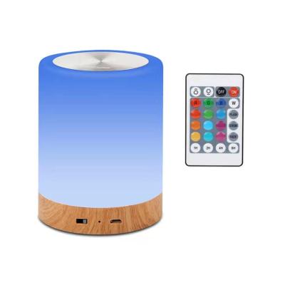 China Modern Colorful Color Night Lamp Bedside Lamp Changing Table Lamp for sale