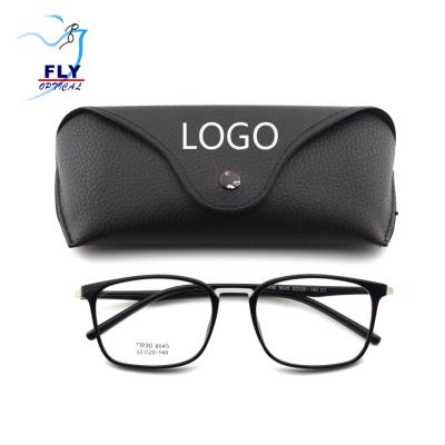 China For wholesale cheap new design anti eyewear tr90 computer glass frame blue light reading glasses for computer 8045 for sale