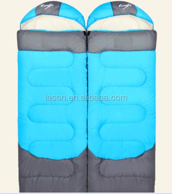 China Envelope type popular style warm sleeping bag/cotton sleeping bag /sleeping filling bag for 3 season for sale