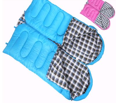 China Type Best Quality Flannel Sleeping Envelope Bag / High Quality Cotton Sleeping Bag /3 Season Sleeping Bag Sales for sale