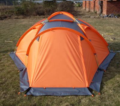 China Extended Type Leisure Fiberglass Pole 4 Man Doubale Outdoor Layers Waterproof Camping Tent for sale