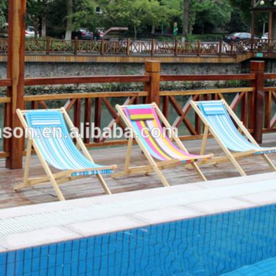 China Traditional hotsales wooden folding beach chair /folding beach chair /wooden beach chair for sale