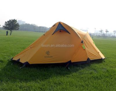 China Extended Type Good Quality Outdoor Ultralight Aluminum Pole Silicon Coating Waterproof Camping Hike Tent for sale