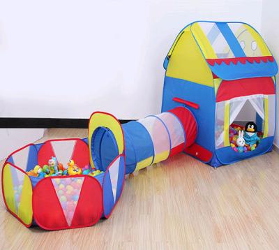 China Popular Fiberglass Style Good Quality Outdoor Leisure Kids Playing Tent Set for sale