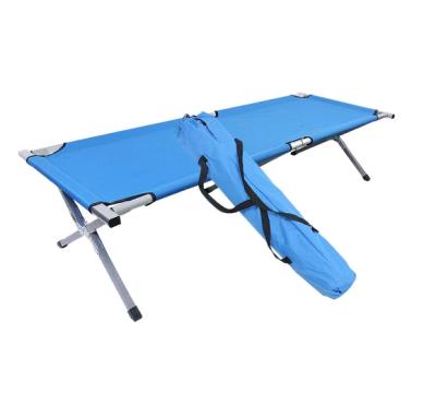 China Hot Selling Good Quality Steel Tube Steel Tube Folding Cheap Camping Bed for sale