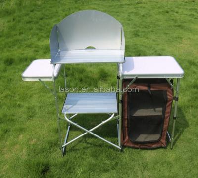 China Good Quality Outdoor Outdoor Leisure Folding Camping Picnic Table Cupboard for sale