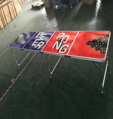 China 8ft Beer Pong Easy Carry Times Table With Full Color Printing for sale