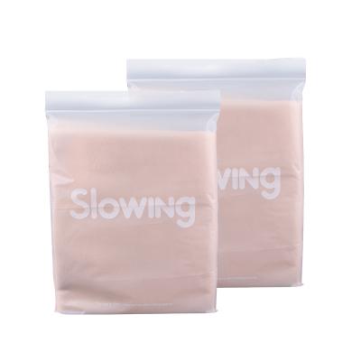 China New Printing Compostable Recyclable Custom Size Material Recyclable Garment Packaging Ziplock Bag for sale