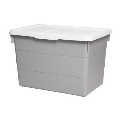 China Factory Wholesale Sustainable Large Storage Box&Bins Plastic Storage Containers Storage Boxes With Lid for sale