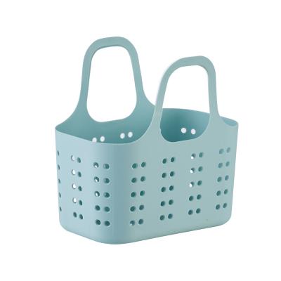 China Greenside Sustainable Cheap Colorful Outdoor Plastic Shopping Bakset PP Storage Basket With Handle for sale