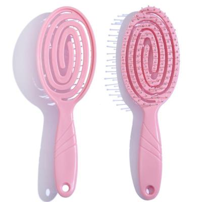 China For home use colorfu Greenside; Heat Transfer Hair Brushes And Combs Sublimation Candy Color Plastic Comb for sale