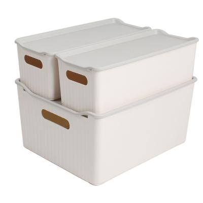 China Large Capacity Rectangle PP Material Storage Boxes And Bins GREENSIDE Stored for sale