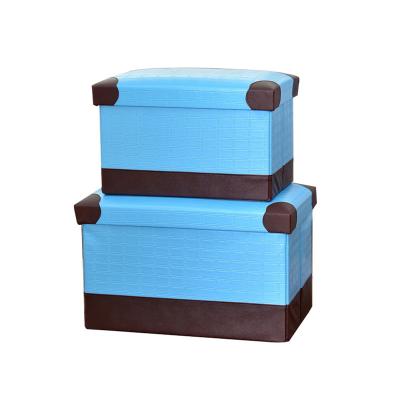 China Wholesale PU+MDF Detachable GREENSIDE Foldable Faux Leather Foot Rest Stool Stool With Lid for sale