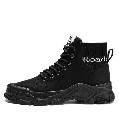 China Customizable Ankle Martin Boots Woodland Safety Shoes Men's Solid Color New Arrival PU High Rejects Safety Welding Shoes for sale