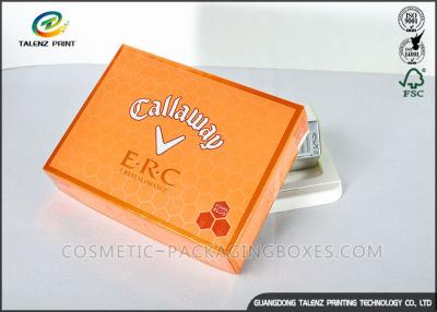 China Foldable Orange Cardboard Gift Boxes For Clothes / Candy / Chocolate for sale