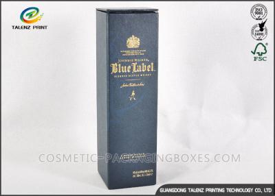 China Customized Dark Paper Wine Box Logo Printed Rectangle Shaped With Long Lifetime for sale