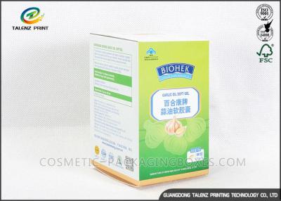 China OEM Paper Medicine Packaging Box Easy Assembled For Pill Bottles Packing for sale