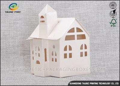 China Candy / Cookie Folding Gift Boxes Special House Shaped Strictly Quality Control for sale