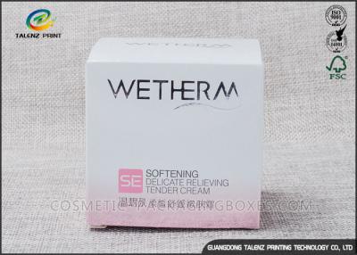 China Silk Lining Makeup Packaging Boxes , Eyecream High End Gift Boxes Custom Made for sale