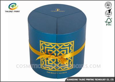 China Round Candle Packaging Paper Tube Hot Stamping Surface Finishing Cylinder Box for sale