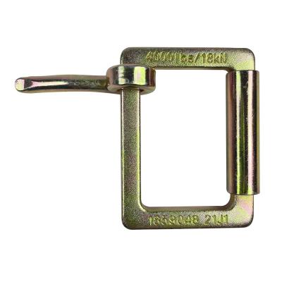 China For Harness /Bags/Luggages Custom 48mm Metal Mens Belt Buckle Zinc Plated Pin Belt Buckle Safety Belt Accessories With Roller Tube Tri Glide Buckle For CCB for sale