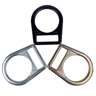 China Factory Made Custom Inner Forged Steel D Ring Double For Safety Harness Connector for sale