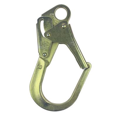 China Super Lightweight Solid Safety Belt Snap Hook High Quality Aluminum Steel Snap Hook Door Fall Protection for sale