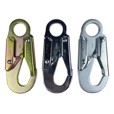 China Super Lightweight Solid Safety Belt Snap Hook High Quality Aluminum Steel Snap Hook Door Fall Protection for sale